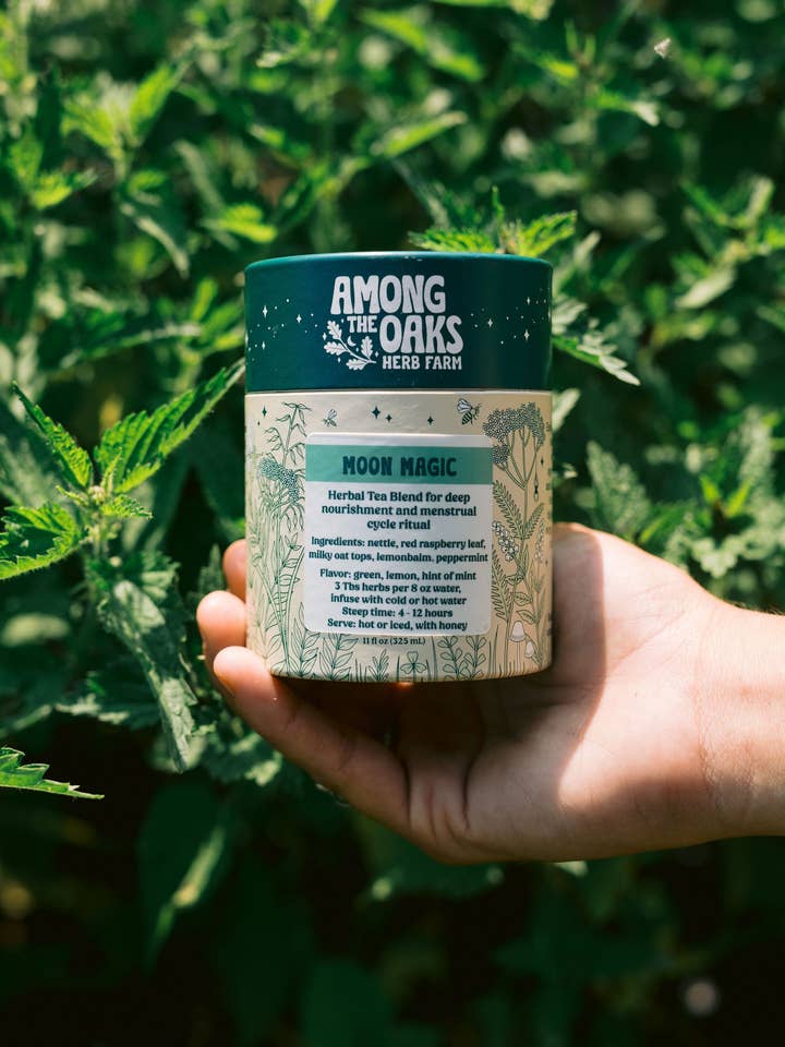 Moon Magic - Farm Fresh Herbal Tea for wholesale by Among the Oaks Herb Farm
