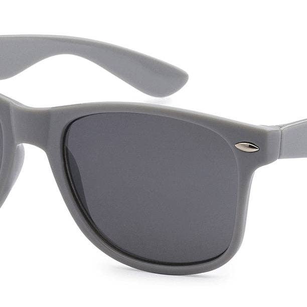 RETRO SPOLA TILLBAKA WF01-GRÅ UNISEX SOLGLASÖGON för wholesale av Luna Sunglasses