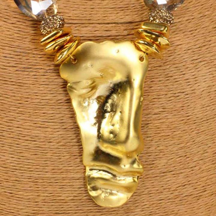 Aclue! Jewelry by Celest Anderson - Wholesale Pendant/Charm Necklace - Her Mask2