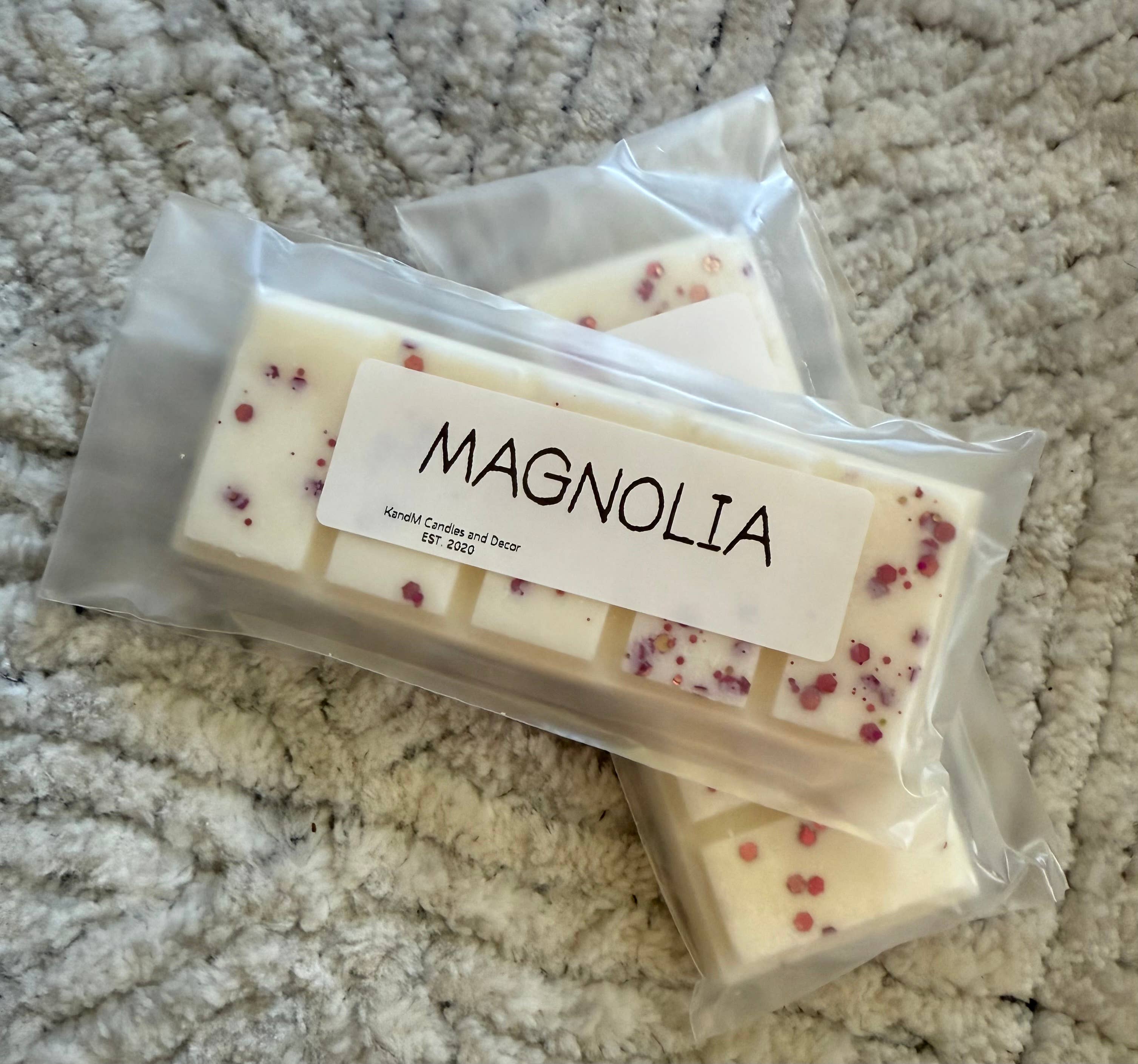 KandM Candles and Decor - Venta al por mayor Ceras perfumadas - Bloques de cera de soja Snapbar1