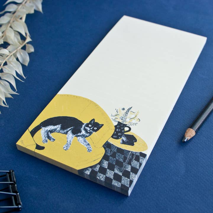 Katja Rub - Wholesale Notepad - Notebook Cat in the Armchair2