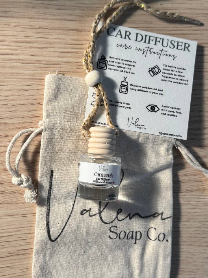 Diffuseur de Voiture Carmanah pour la vente par Valena Soap Co.