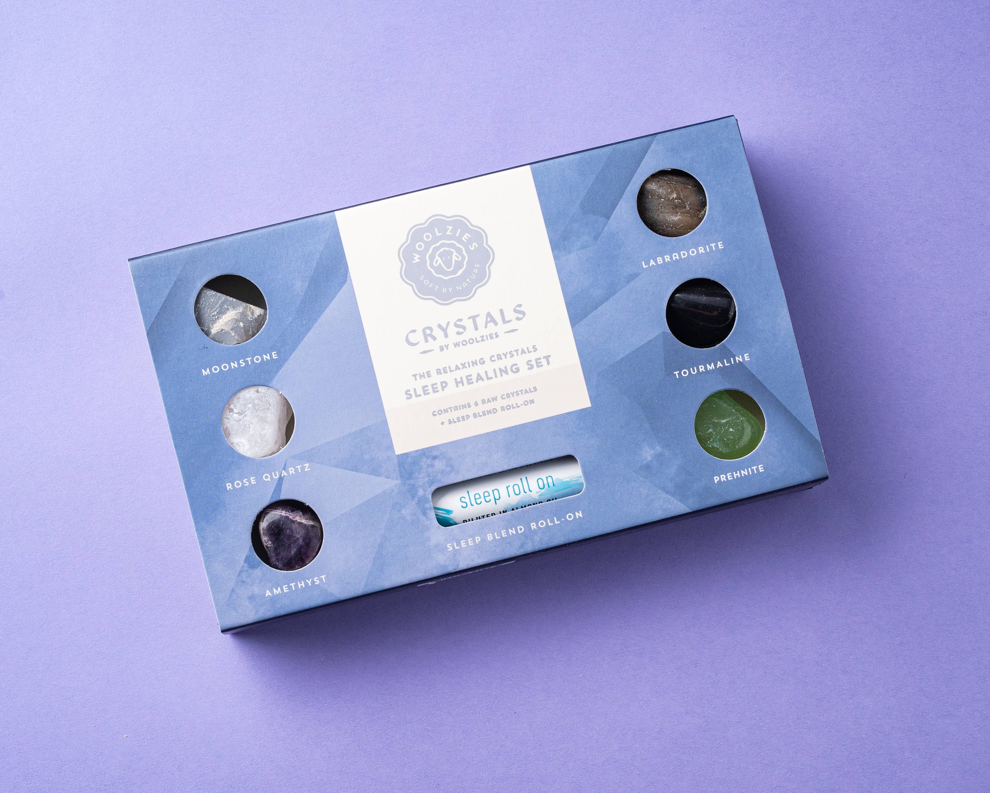 Woolzies - Wholesale Spiritual Stone/Crystal - The relaxing crystals, sleep healing set1