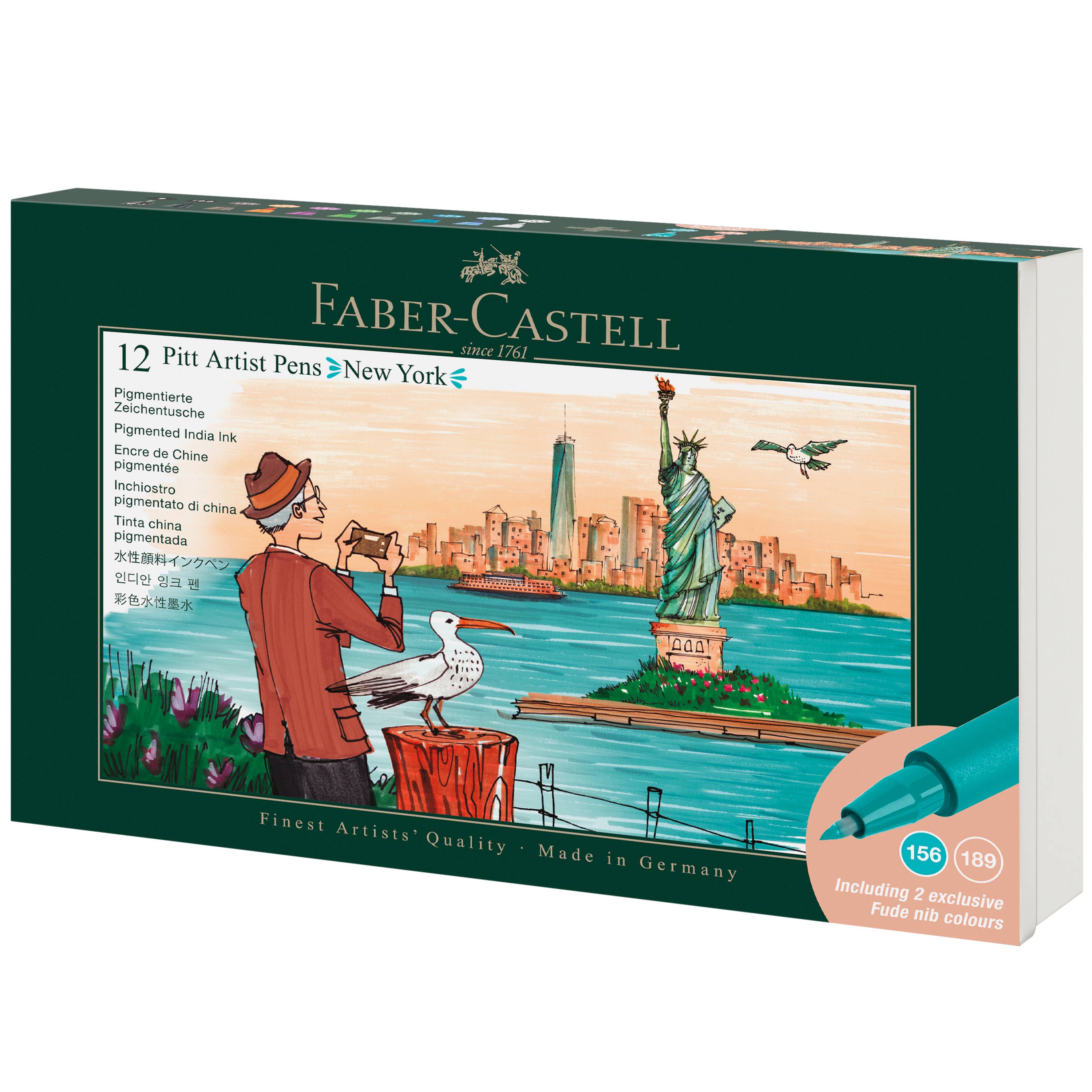 Faber-Castell / Creativity for Kids - Wholesale Art Set - Kids & Baby - 12 Ct Pitt Artist Pen Limited Edition City Set - New York2