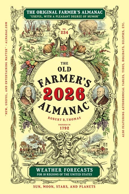 HarperCollins - Wholesale Reference Book - 2026 Old Farmer's Almanac Trade Edition0