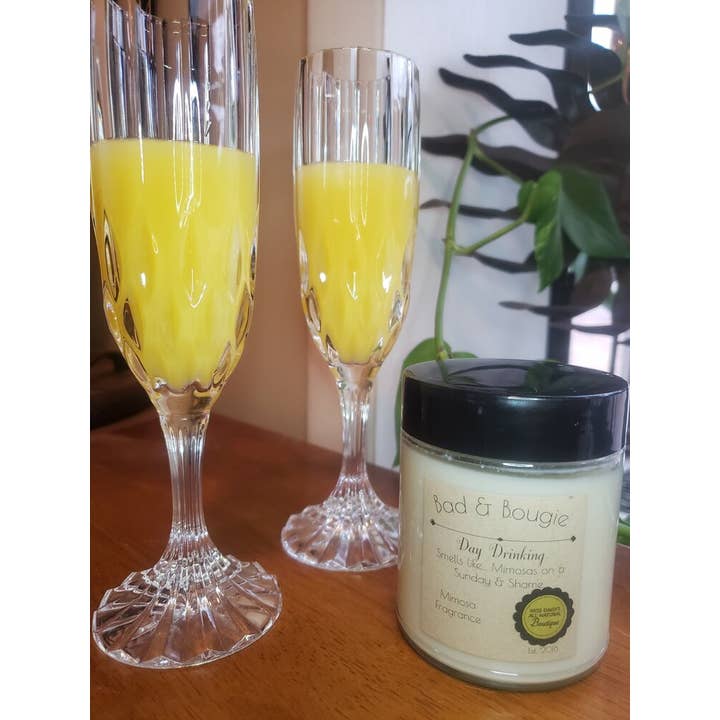 Bad & Bougie: Day Drinking Candle for wholesale by Miss Daisy's All Natural Boutique