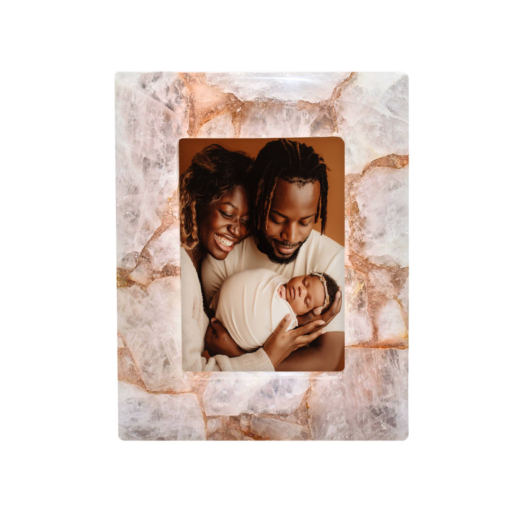 Olympus Minerals Co - Wholesale Picture Frame - Rose Quartz Picture Frame (4 Sizes)3