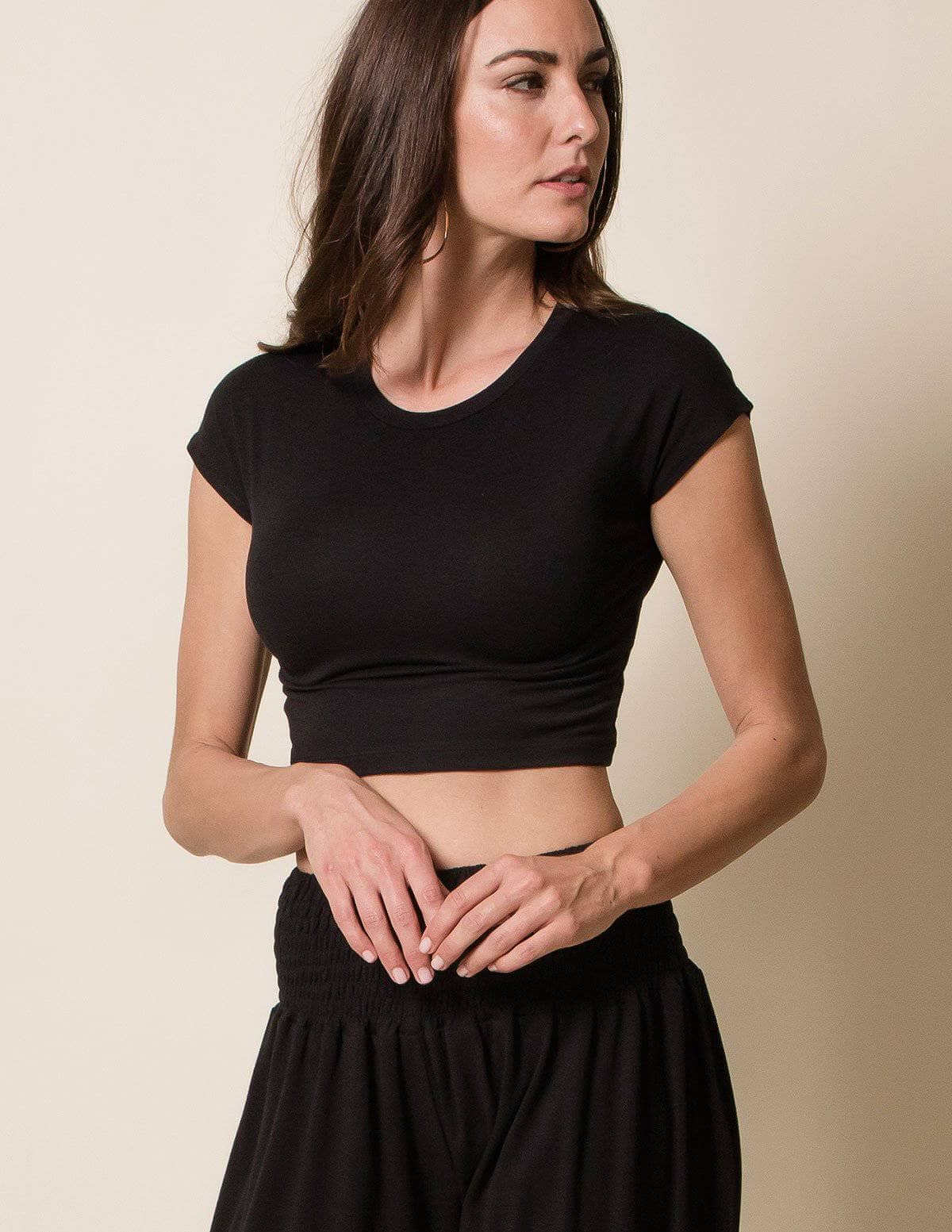 Wholesale Bamboo / Organic Cotton Crop Top for your store - Faire