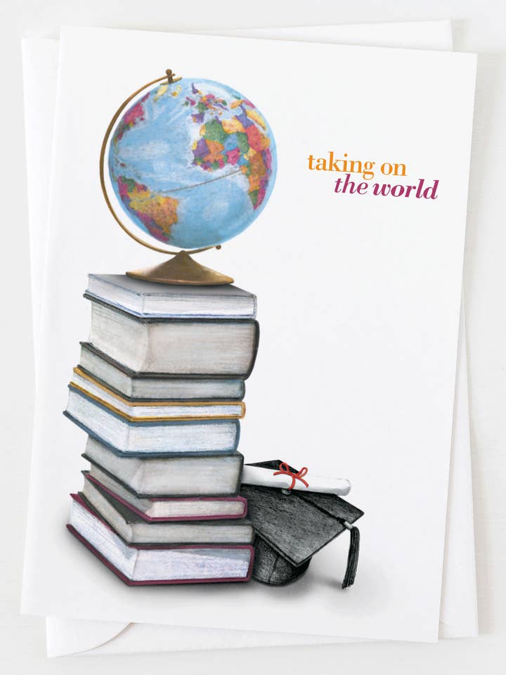 Es mit der Weltkugel aufnehmen C_1325 für den Großhandel von Ann Scott Design