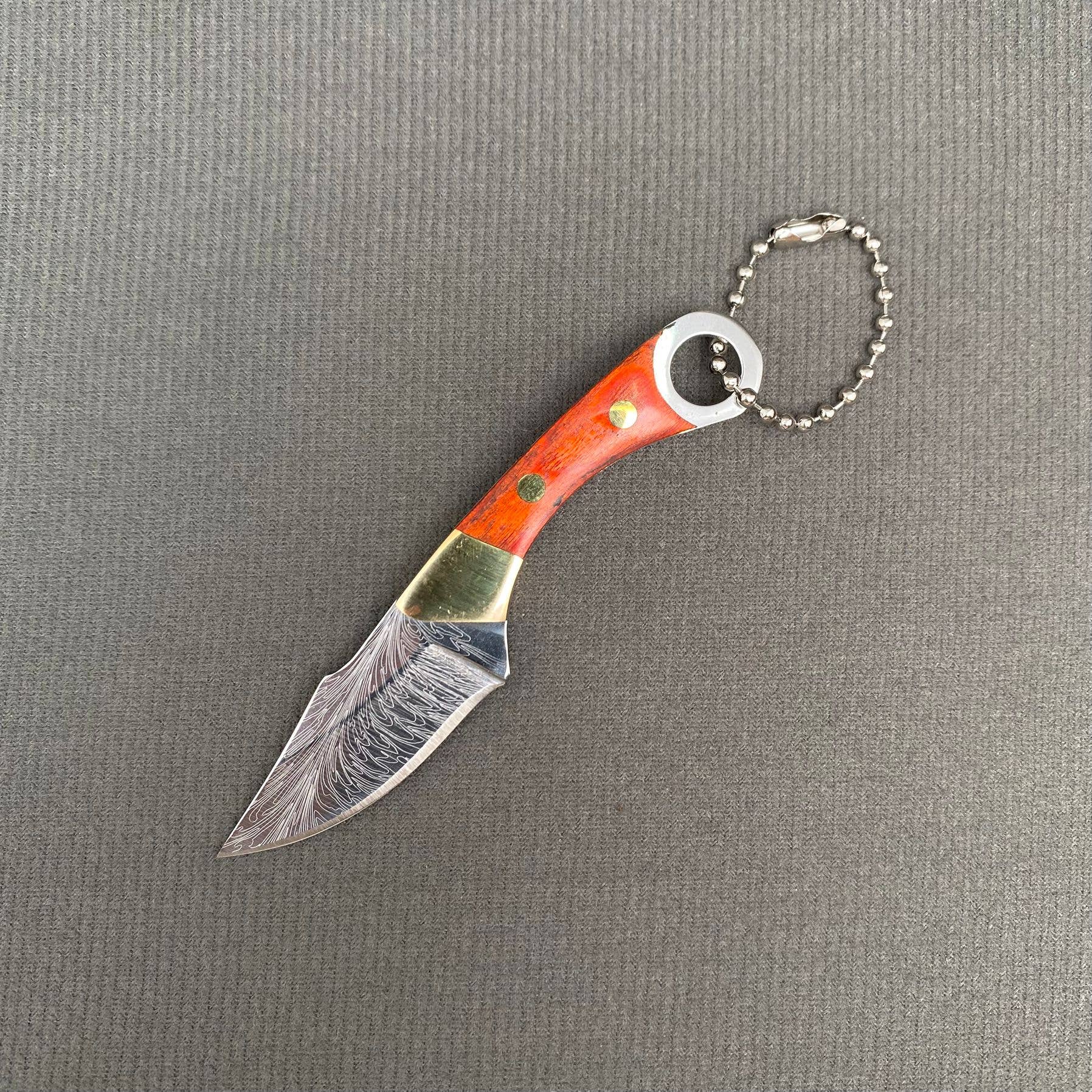 Mio Queena - Wholesale Pocket Knife/Holder - Portable Textured Stainless Steel Knife with Protective Cover3