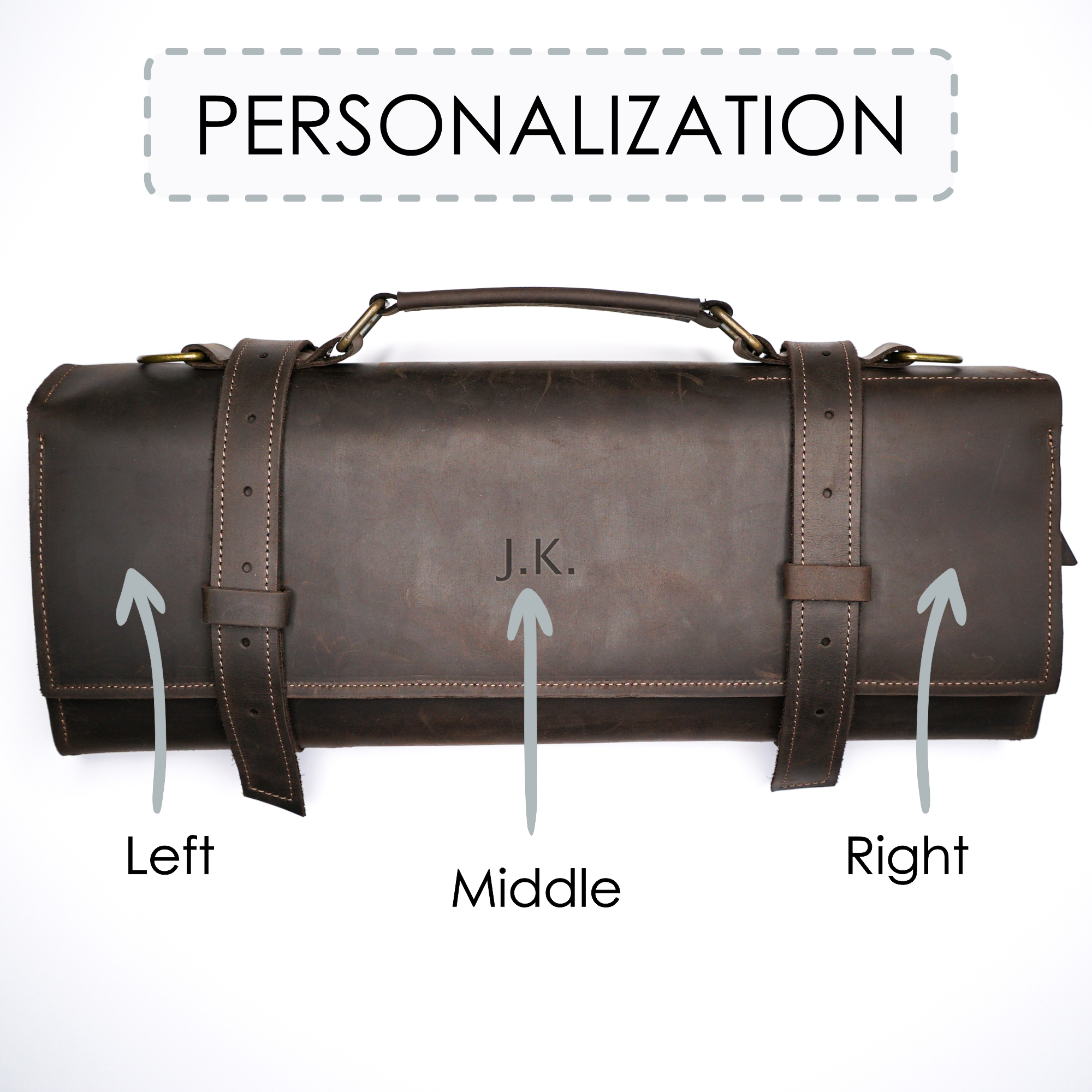 Pikore - Wholesale Kitchen Storage/Organizer - Leather Knife Roll Bag9