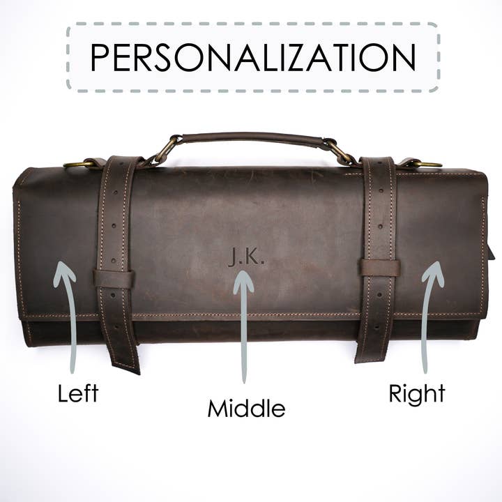 Pikore - Wholesale Knife storage - Leather Knife Roll Bag9