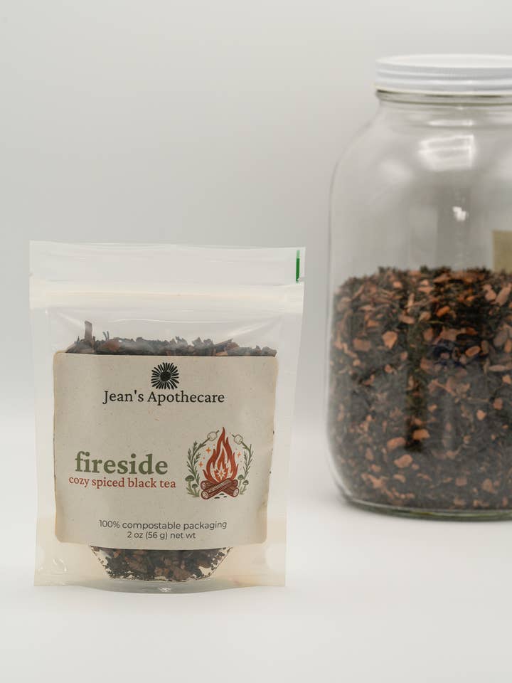 Fireside | Cacau e Chá Preto com Especiarias para umas Férias Aconchegantes por atacado de Jean's Apothecare