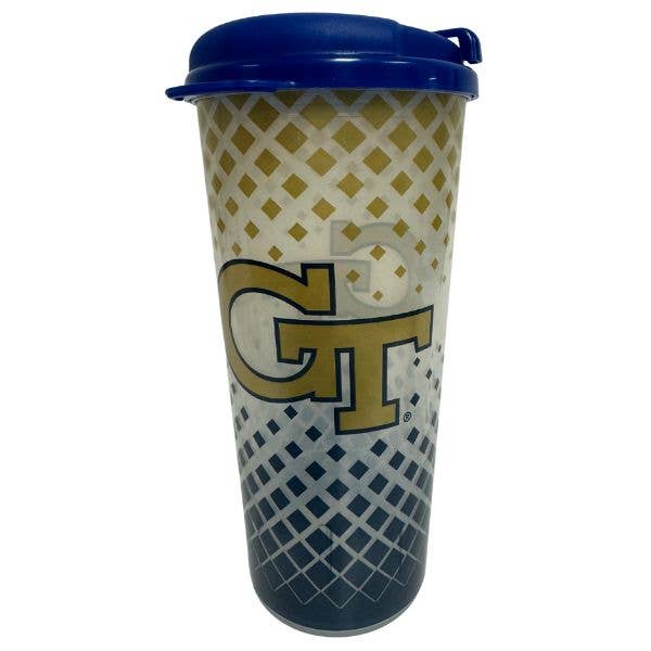 St. Louis Wholesale LLC - Wholesale Insulated Mug/Tumbler - Georgia Tech Tumblers - 24OZ Grid Style - Double Walled