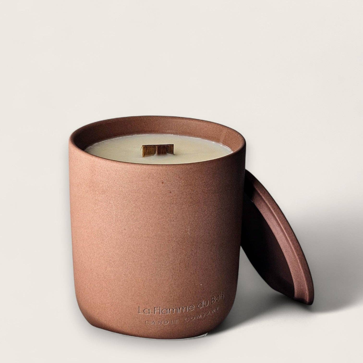 La Flamme du Bois - Wholesale Jar/Filled Candle - Grounded Glow- Soy Woodwick Candle4