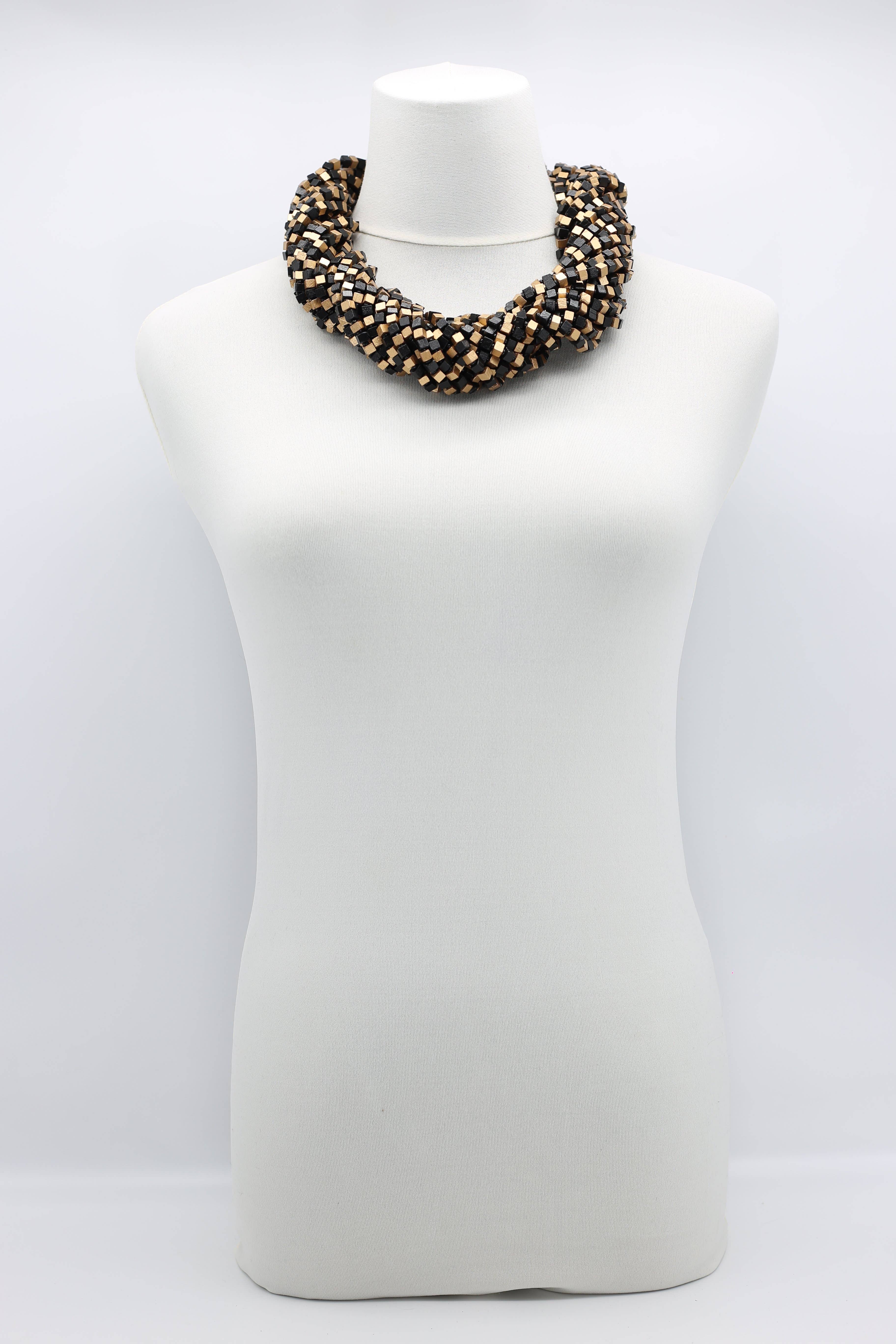 Jianhui London – Engroshandel Perlehalskæde – Den næste Pashmina halskæde Træperler - Mosaic Art7