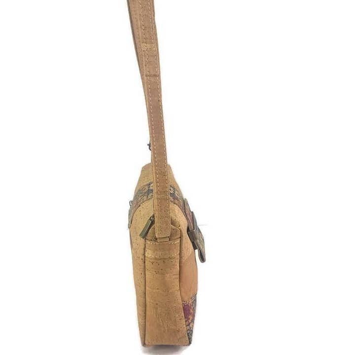 Moddanio Cork - Wholesale Crossbody Bag - Women's - Cork Crossbody Bag Vegan Crossbody Bag Patricia