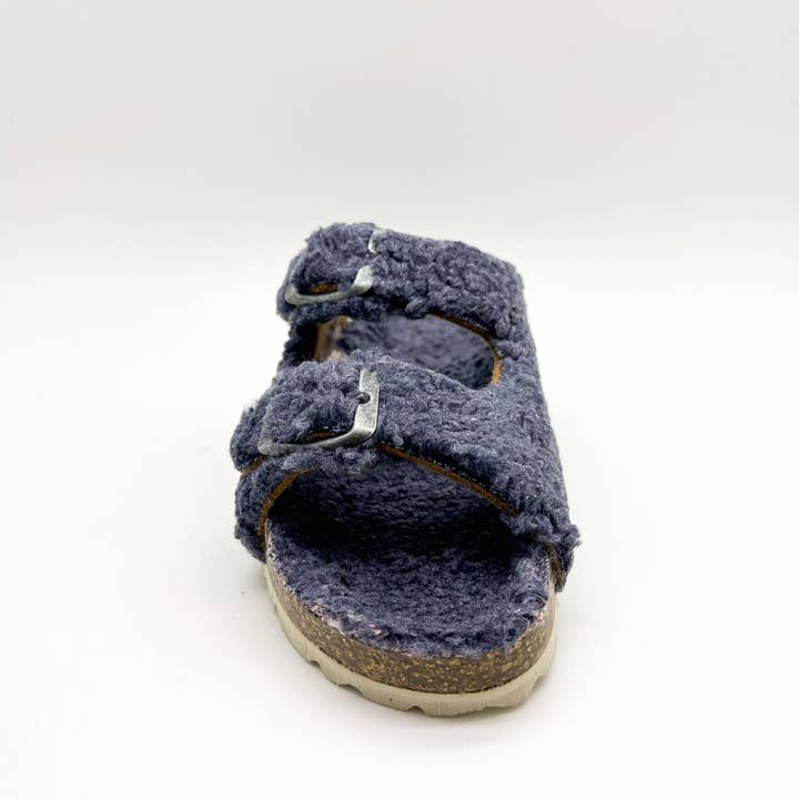thies - Wholesale Sandals - Kids - thies 1856 ® Kids Organic Teddy Sandal blue grey2