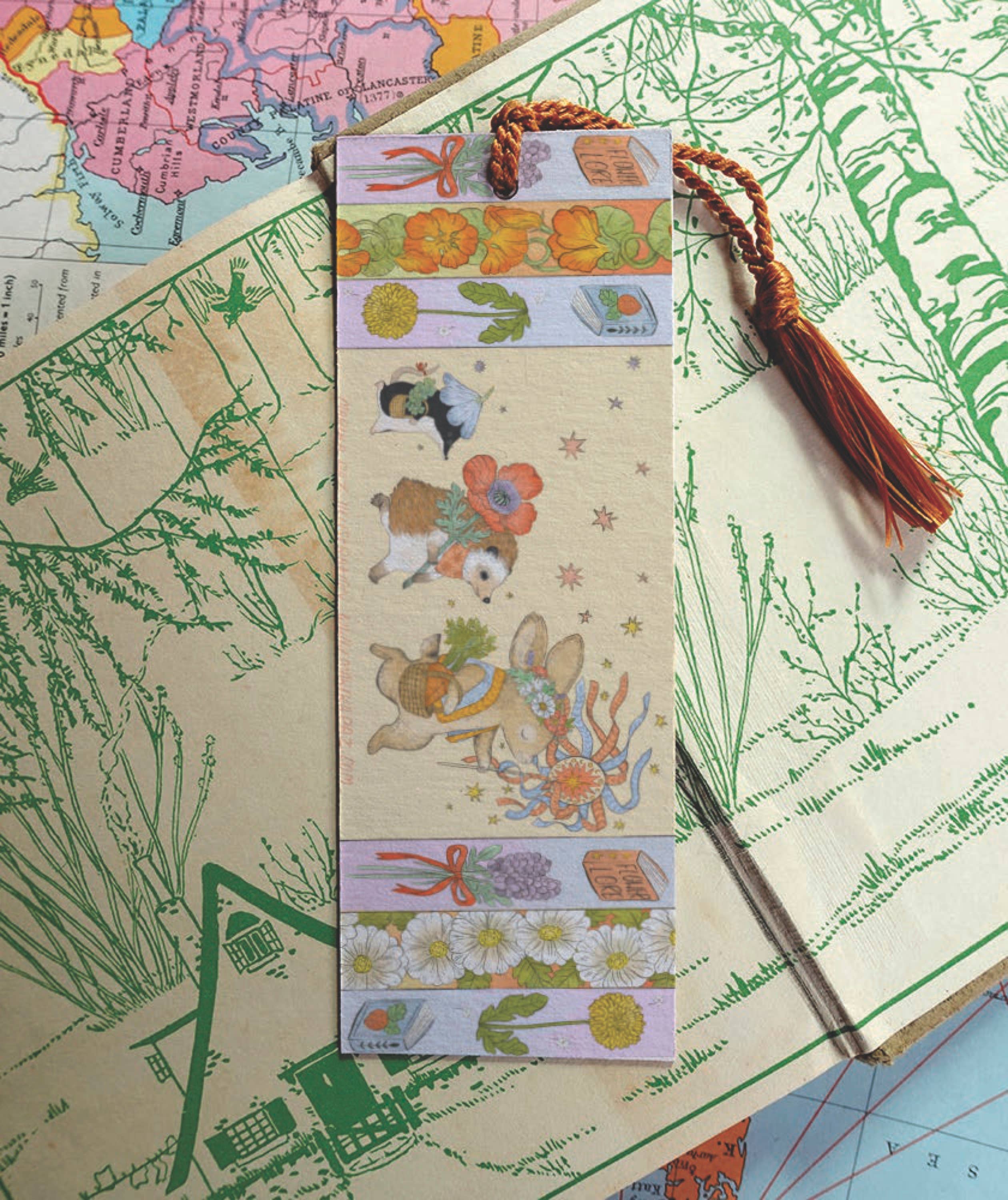 Marika Paz Illustration - Wholesale Bookmark - Spring Parade Bookmark 1
