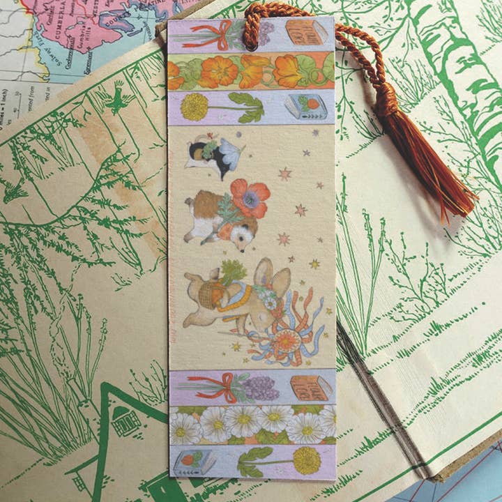 Marika Paz Illustration - Wholesale Bookmark - Spring Parade Bookmark 1