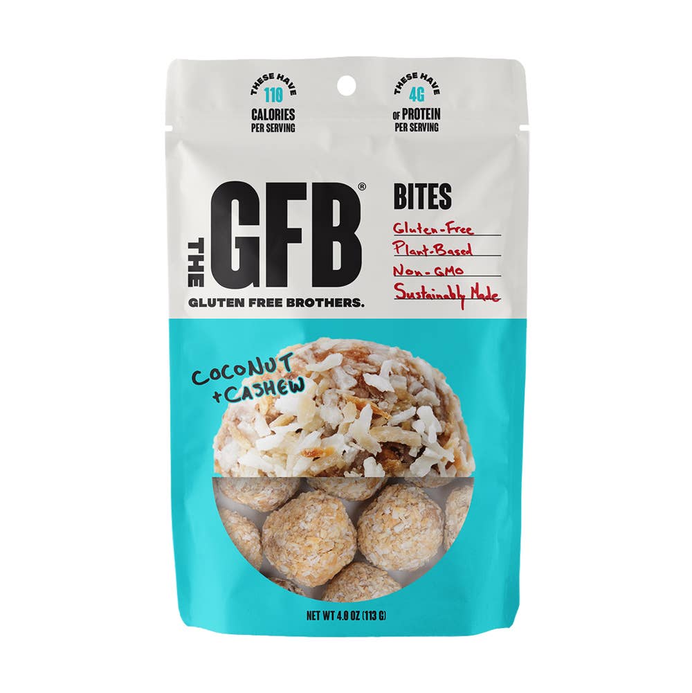 The GFB - Wholesale Snack Bar - The GFB: Coconut Cashew Gluten Free Protein Bites7