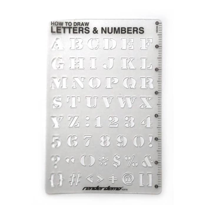 Render Demo - Wholesale Stencil/Craft Die - Combo Pack (Stencils)6