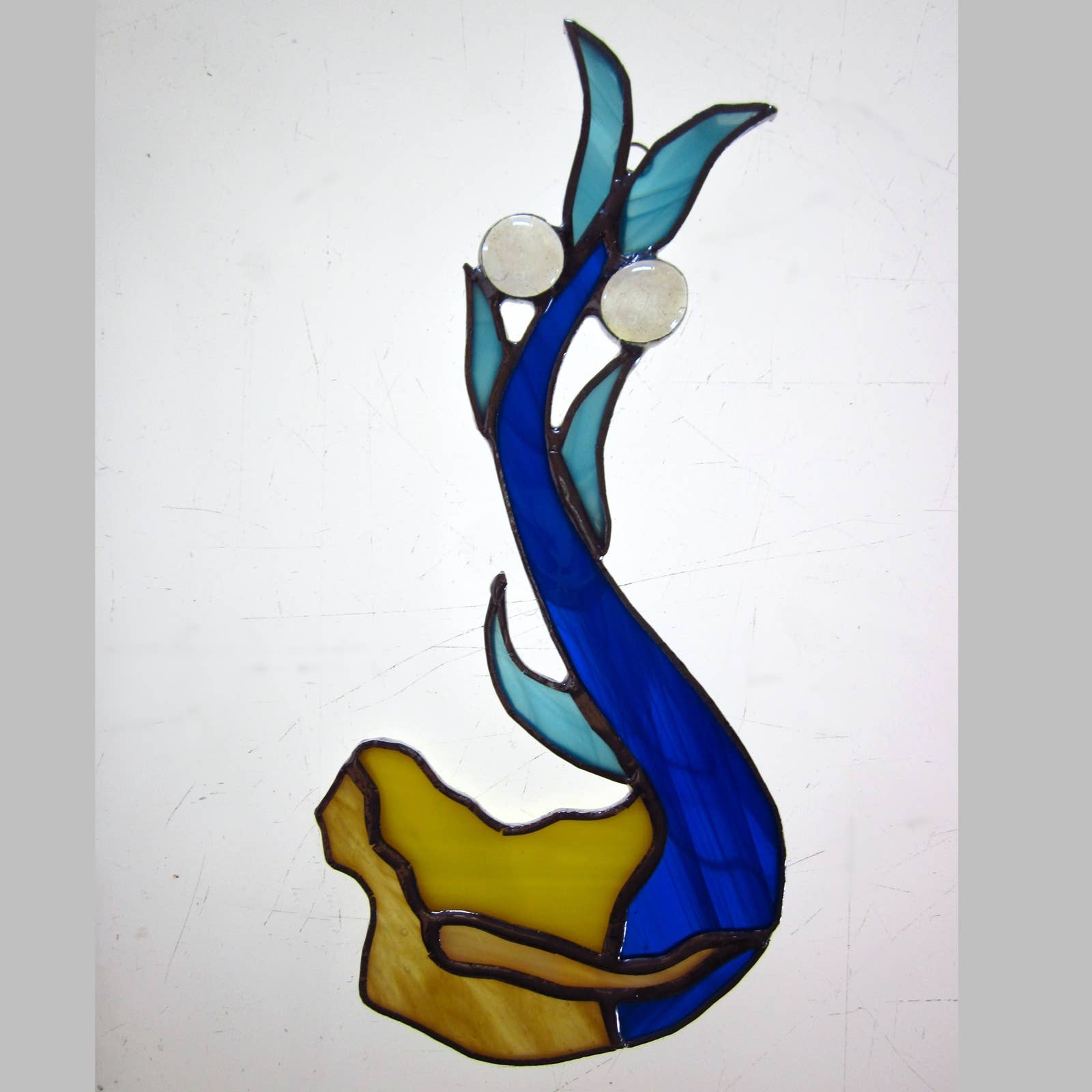 REMOVED BRAND - Wholesale Suncatcher - Mermaid stained glass hanging suncatcher3