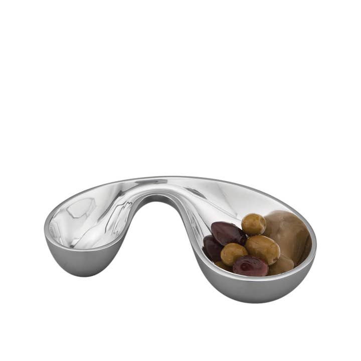 Morphik Olive Bowl for wholesale by Nambe