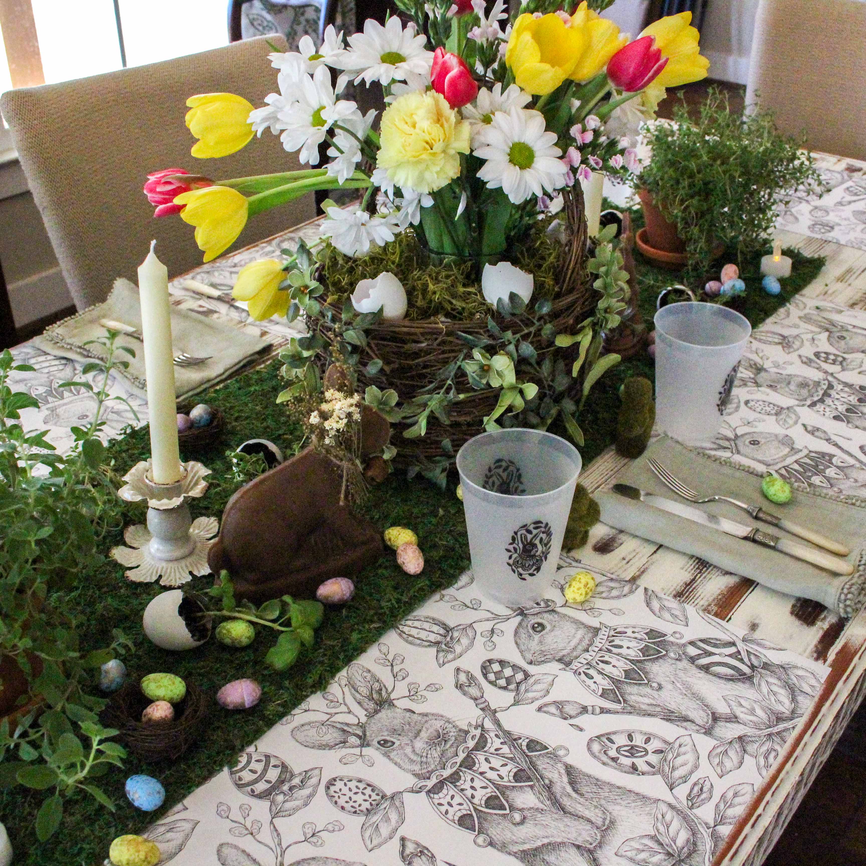 Mackenzie Myrick Studio - Wholesale Disposable Placemat - The Painting Party | Paper Placemats3