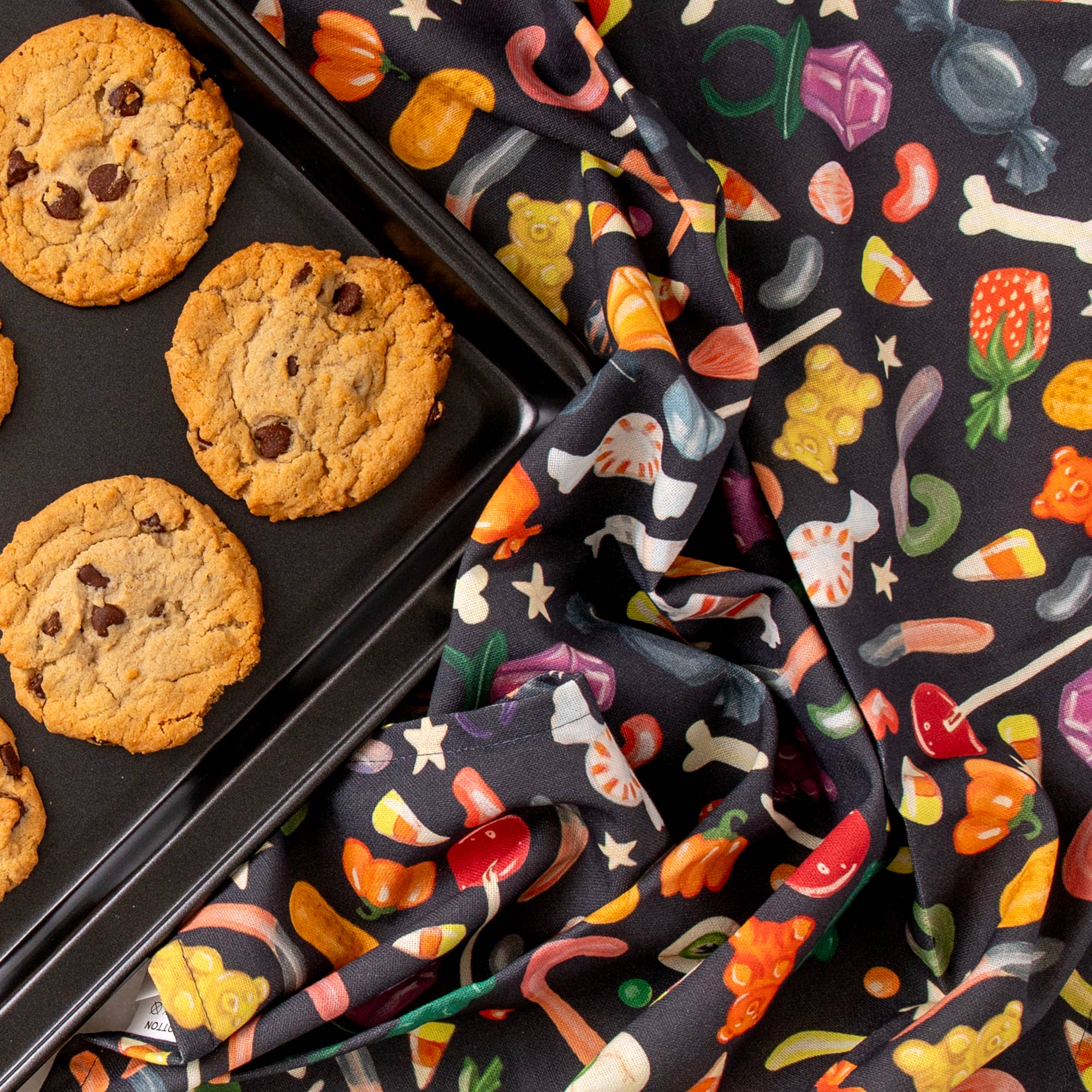 1canoe2 | One Canoe Two Paper Co. - Wholesale Tea Towel - Spooky Sweets Halloween Candy Kitchen Tea Towel2