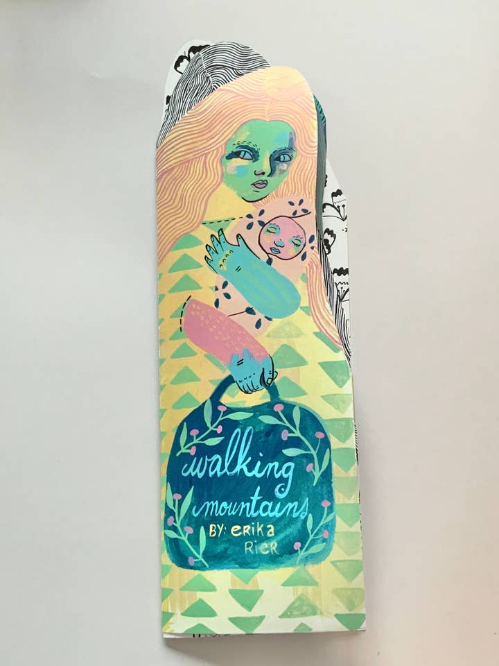 Walking Mountains - an art zine for wholesale by Erika Rier