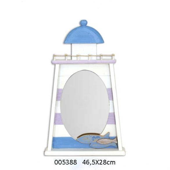 Lighthouse Mirror 'Abysse' 46.5 X 5 X 28 cm for wholesale by Faye