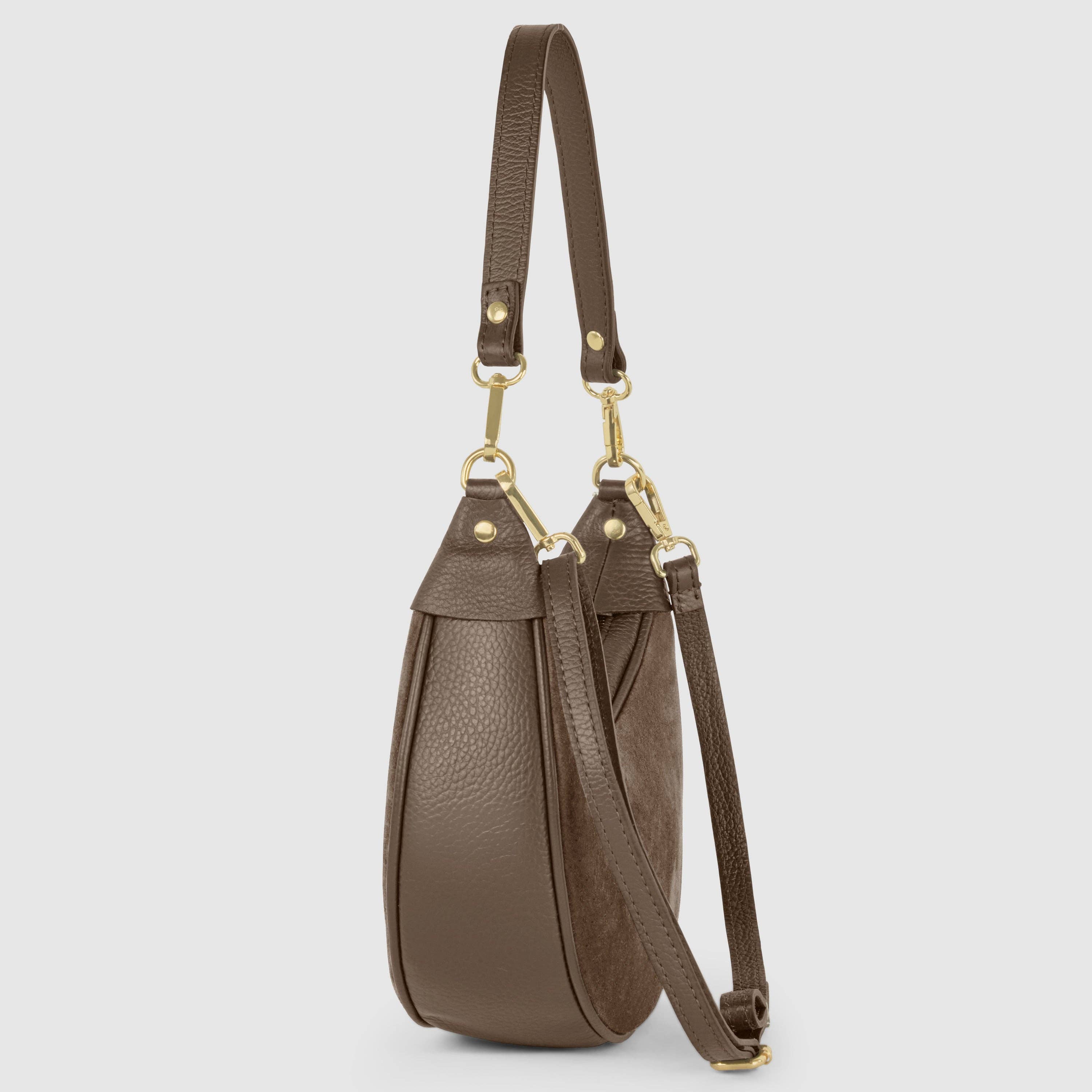 TAKEASY - Vente Sac porté épaule – femme - Sac à bandoulière en cuir suédé42
