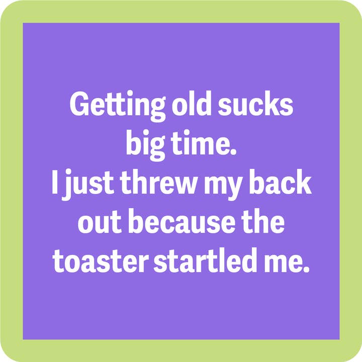 COASTER Threw Out Back | Funny Party Gift | Home Bar Decor
for wholesale by Drinks on Me