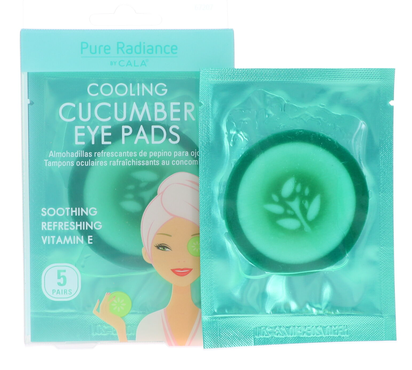 Best Beauty Group - Wholesale Eye Treatment Mask - CALA Cooling Cucumber Eye Mask Patches Spa (Pack of 5)2