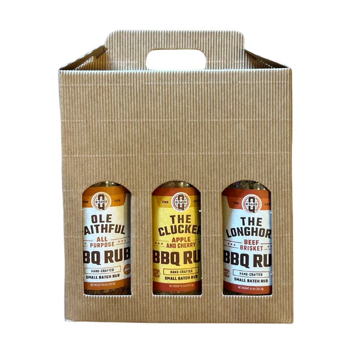 Q Sauce - Wholesale Rub - Rub Trio Gift Box0