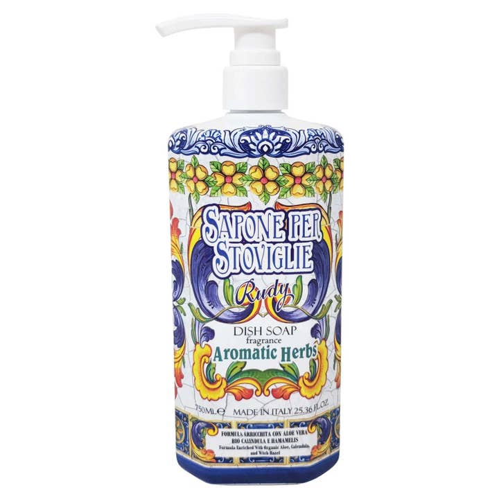 Dish Soap Aromatic Herbs for wholesale by Rudy Profumi