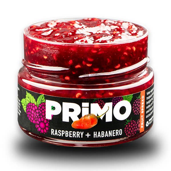 PRiMO - Wholesale Preserves - Raspberry + Habanero Fruit Spread (4.5oz.)0