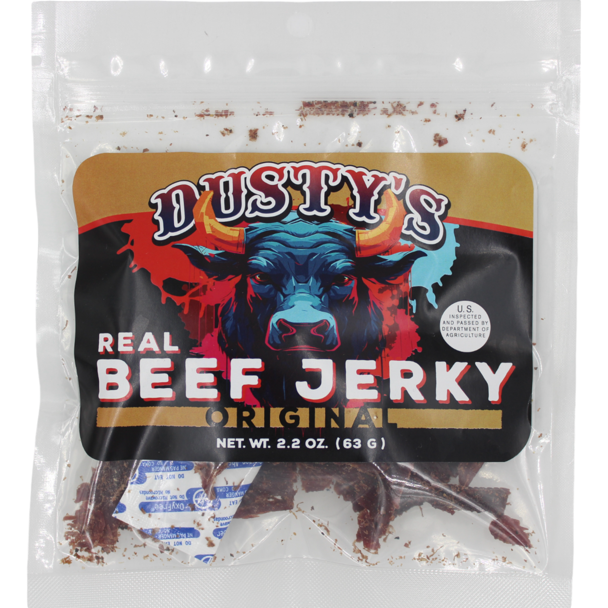 Cow Crack Wholesale - Wholesale Jerky - Dusty's Carne Seca Original 2.2 oz0