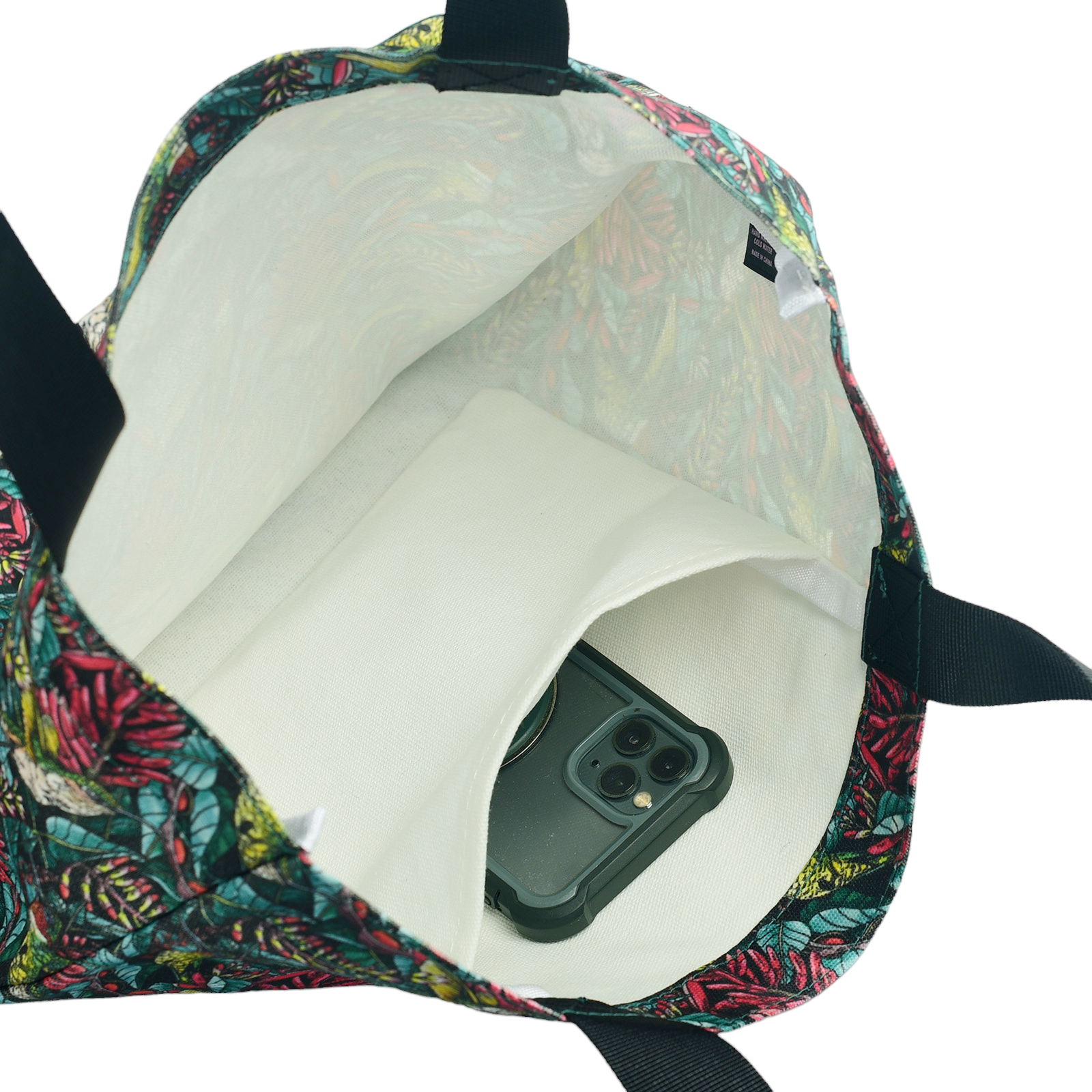 Sipsey Wilder - Wholesale Grocery/Shopping Bag - Flying Jewels Hummingbirds Canvas Shopping Tote1