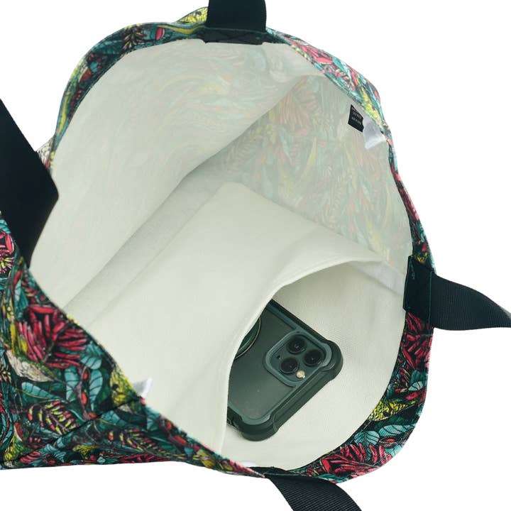 Sipsey Wilder - Wholesale Grocery/Shopping Bag - Flying Jewels Hummingbirds Canvas Shopping Tote1