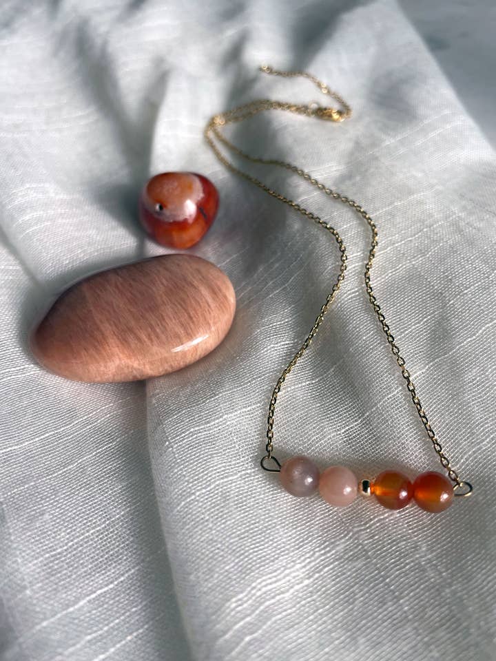 I Feel Passion and Joy - Necklace (2nd Chakra) for wholesale by Moksha Jewelry