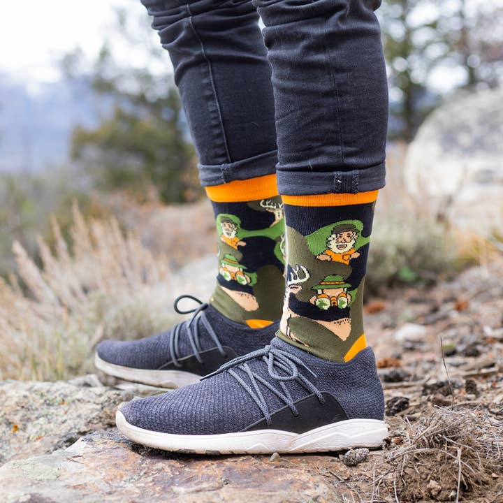 Lavley - Wholesale Socks - Unisex - I Like Big Bucks Hunting Socks7