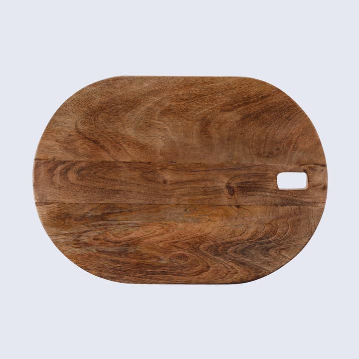 Chopping Board Oval Rectangle –Wood, in 14x9.75" for wholesale by Muqeem & Brothers