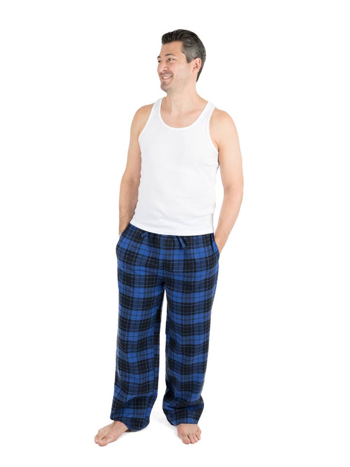 Leveret Pajamas - Wholesale Sleepwear Bottom - Men's - Mens Flannel Pants for Winter2