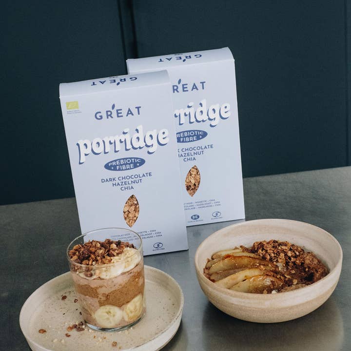 GR'EAT Granola – wholesale Breakfast cereal – PORRIDGE 400g - Chocolate • Hazelnut • Chia4