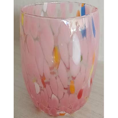 Alice Sturzinger LLC - Wholesale Drinking Glass/Cup - Venezia Murano Glass Cup- Assorted Color Opt2