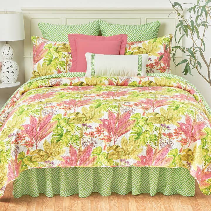 SALE Moana Tropical Quilt Set for wholesale by C&F Home