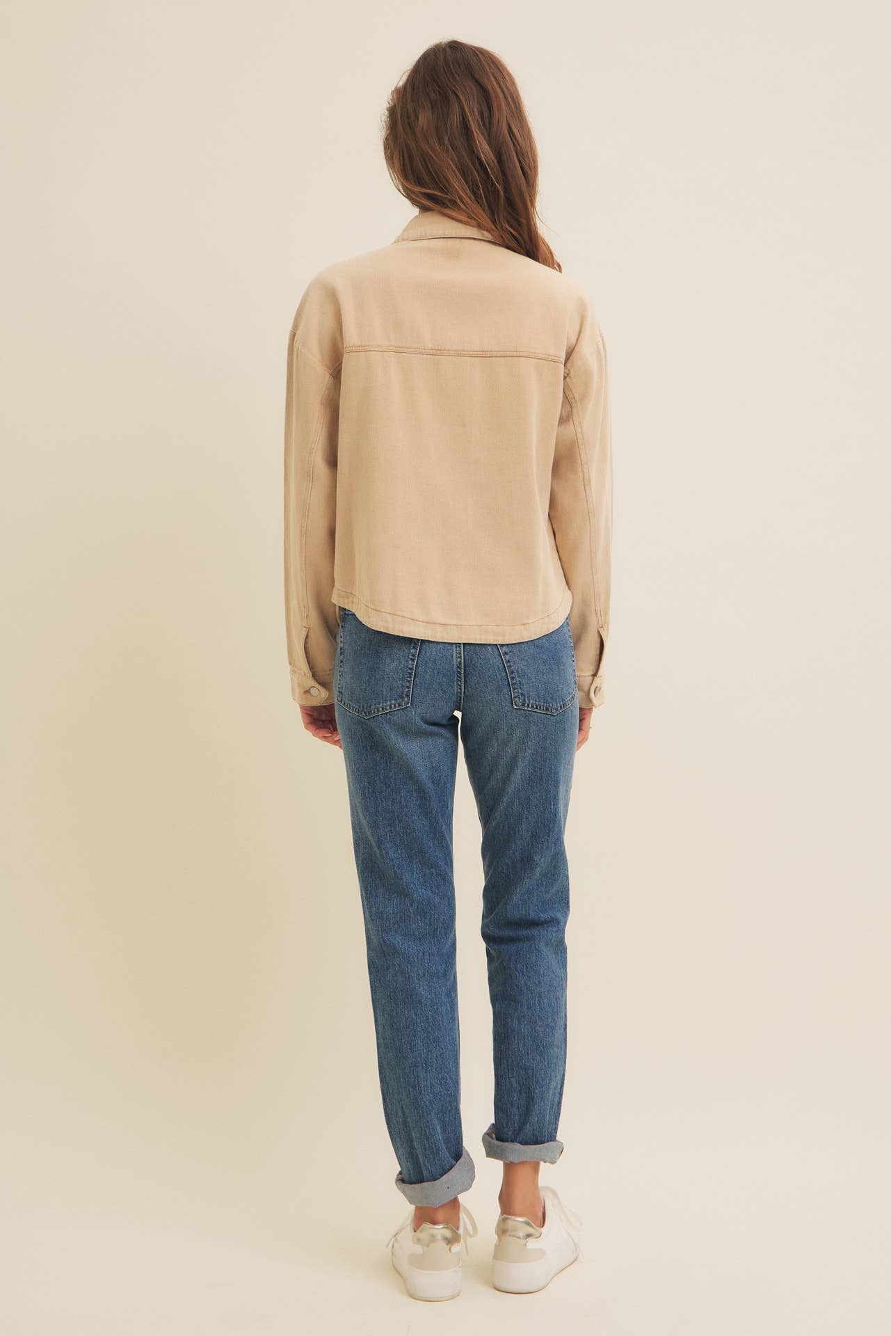 in february - Wholesale Jacket - Women's - ONE OF A KIND WASHED COTTON TWILL UTILITY OVERSIZED JACKET11