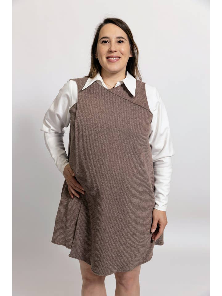 CQuinn - Wholesale Dress - Women's - Belfast Dress - Mocha5